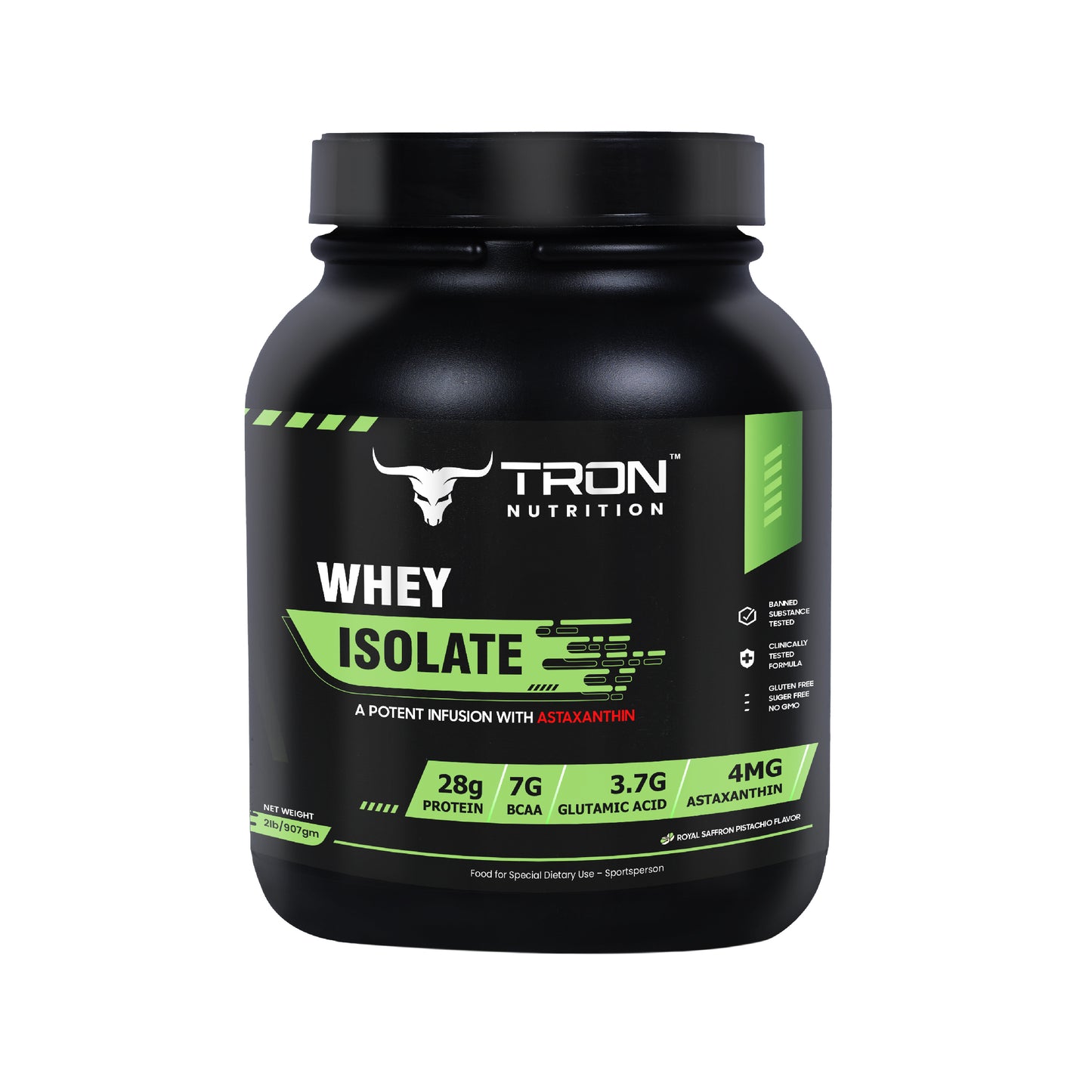 Tron Whey Isolate | World's First Astaxanthin Infused Whey