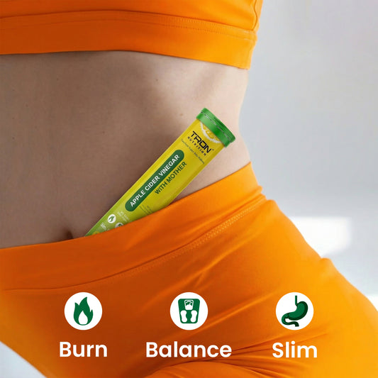 Tron ACV Effervescent | Weight Management | Gut Detox | Metabolism Support | Zero Sugar | Green Apple