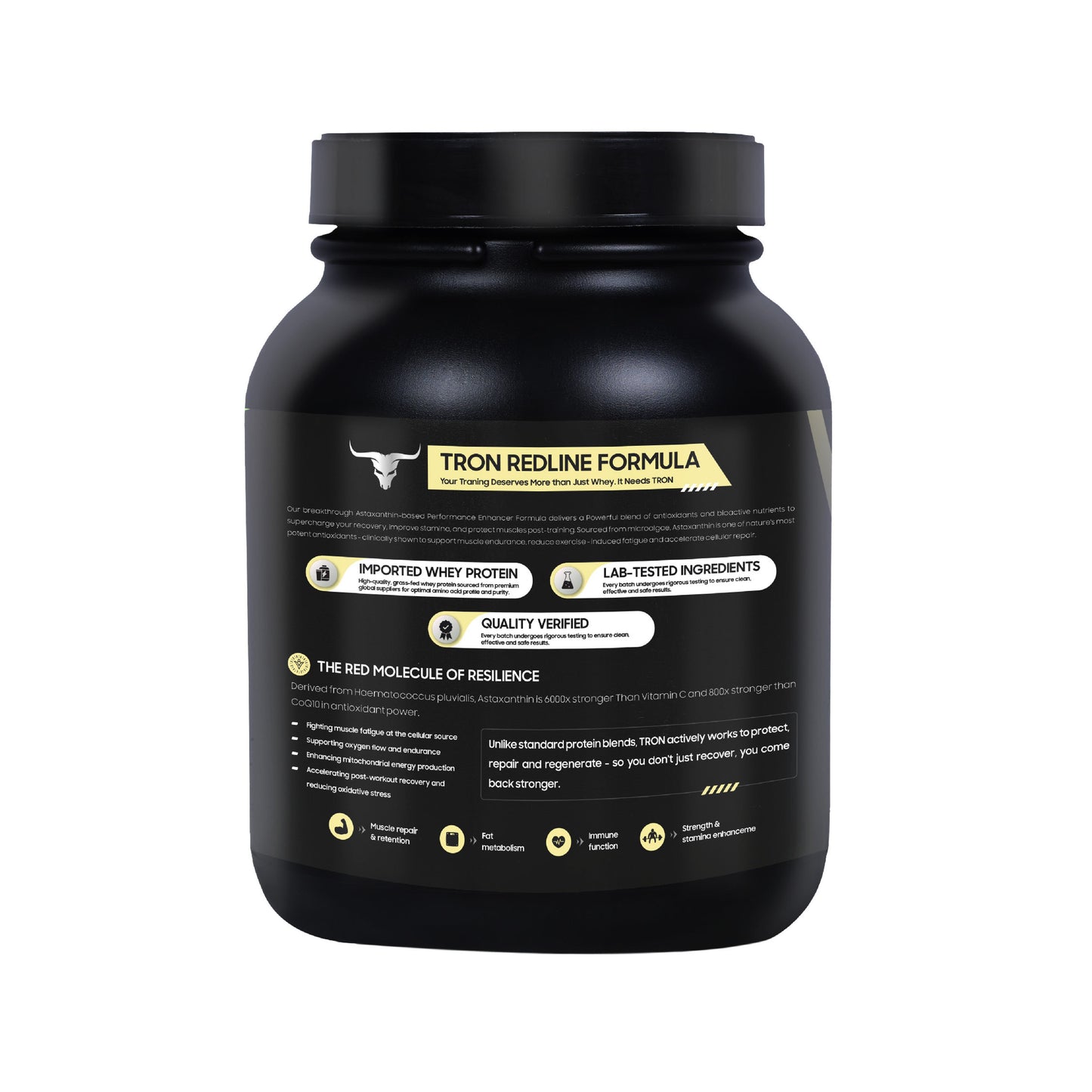 Tron Whey Isolate | World's First Astaxanthin Infused Whey