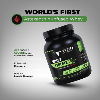 Tron Whey Isolate | World's First Astaxanthin Infused Whey