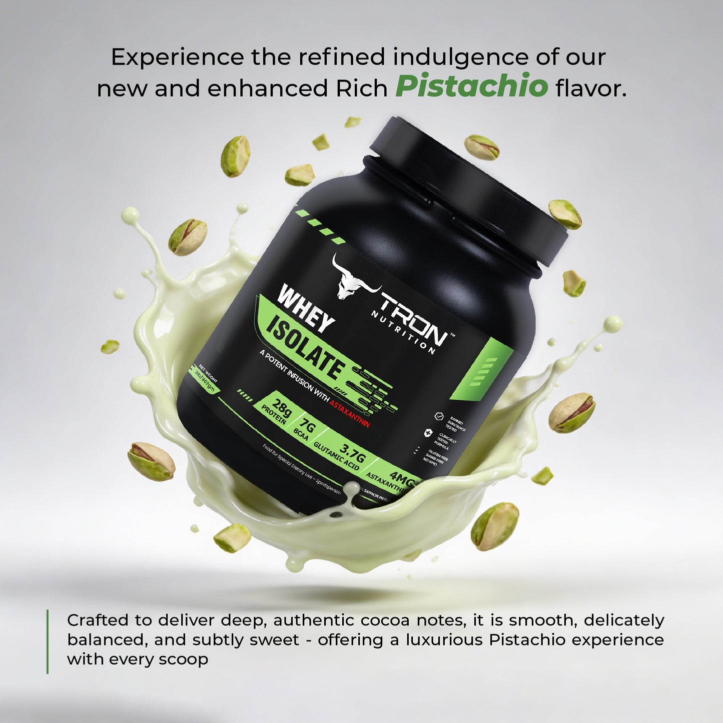 Tron Whey Isolate | World's First Astaxanthin Infused Whey