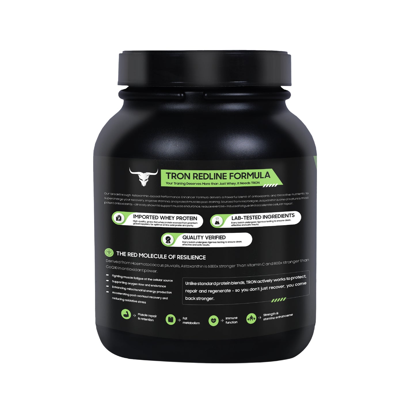 Tron Whey Isolate | World's First Astaxanthin Infused Whey