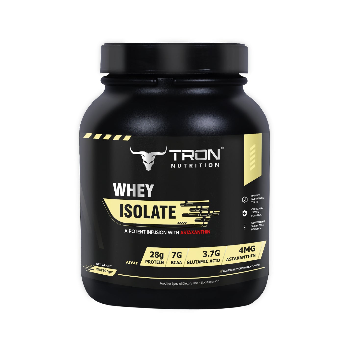 Tron Whey Isolate | World's First Astaxanthin Infused Whey