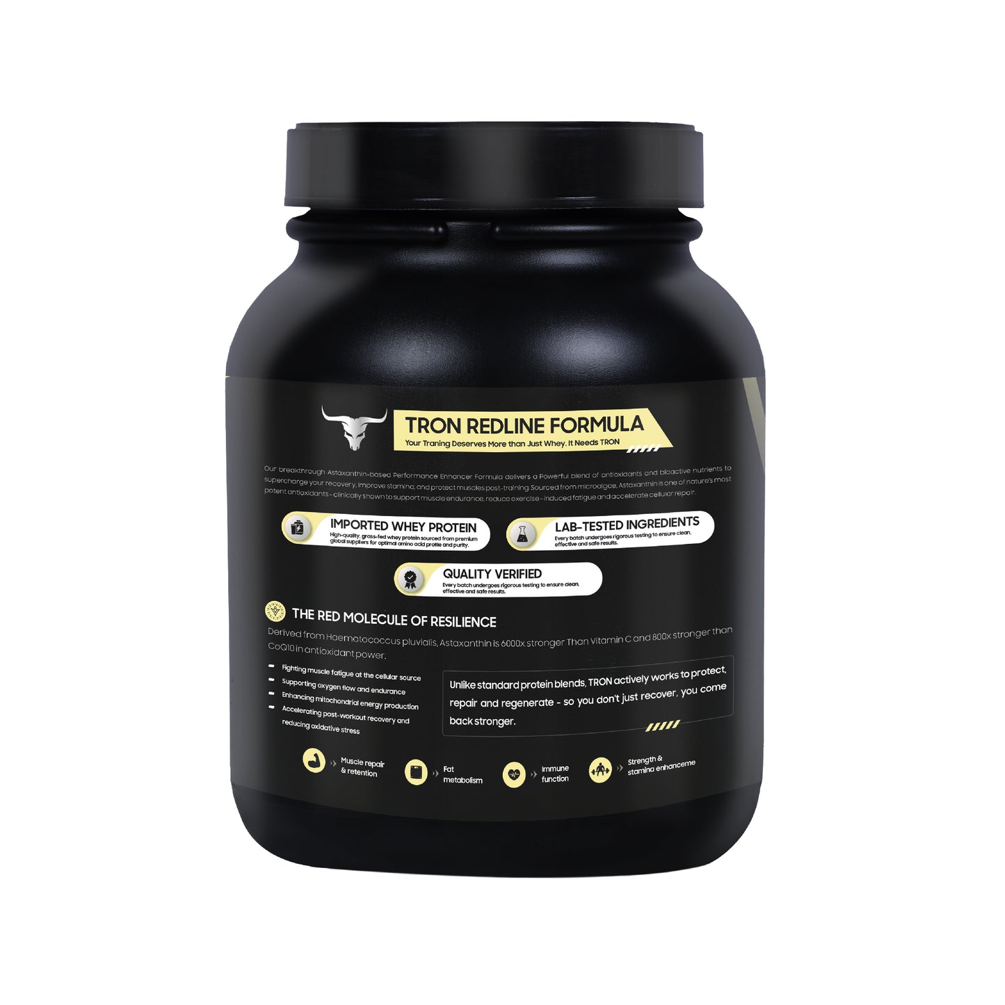 Tron Whey Isolate | World's First Astaxanthin Infused Whey