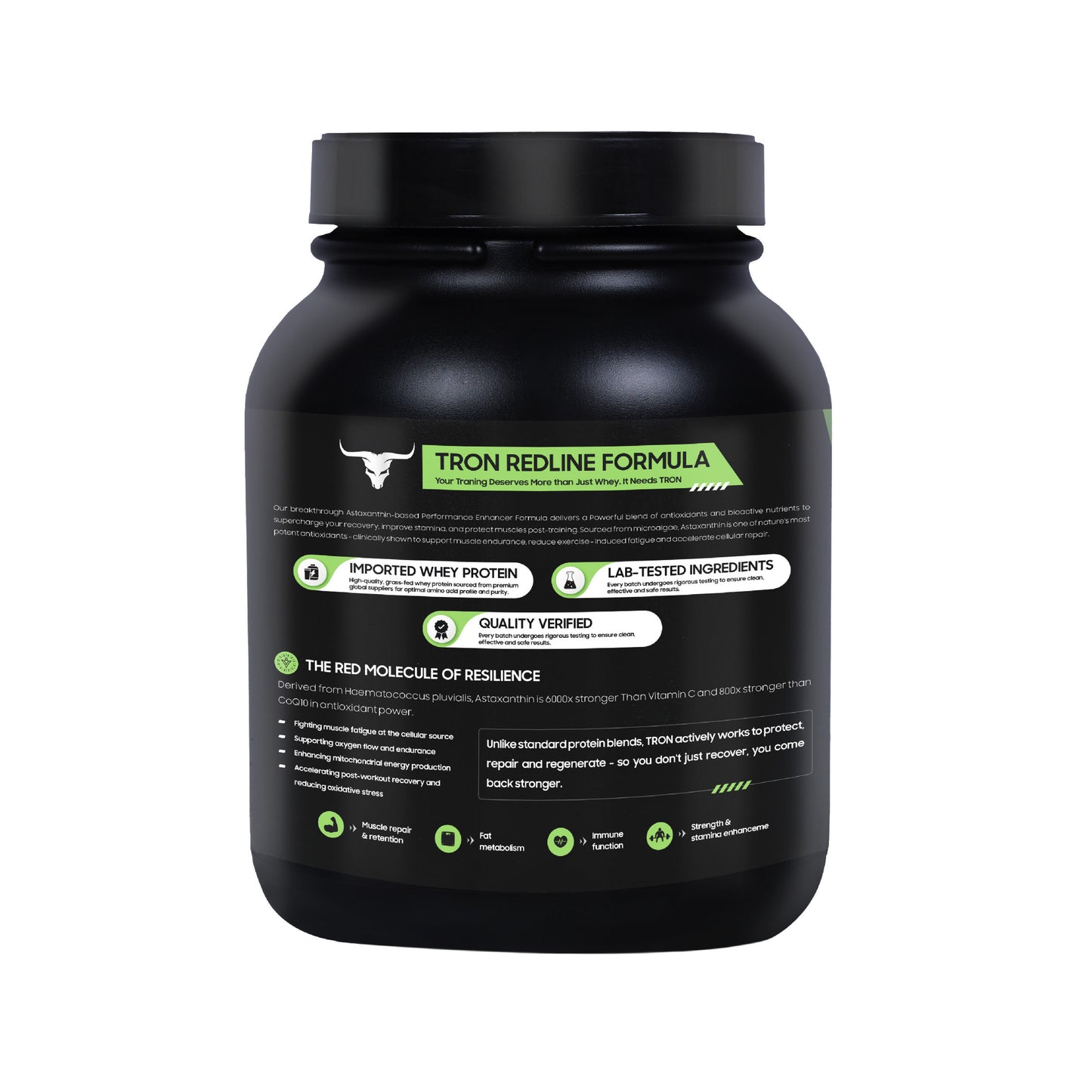 Tron Whey Isolate | World's First Astaxanthin Infused Whey